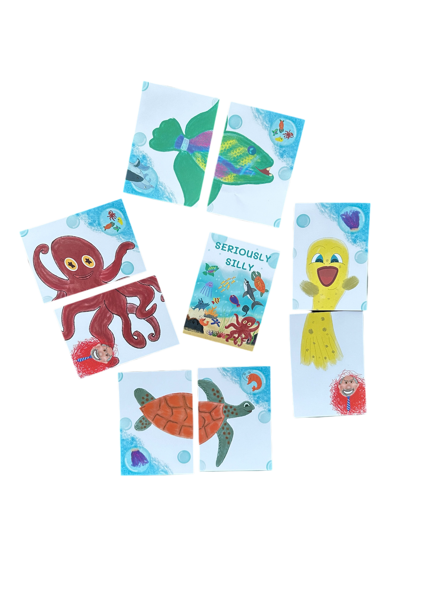 Seriously Silly Card Game for Kids (Ages 3–8) | 3-in-1 Interactive Family Game for Fun, Focus & Laughter