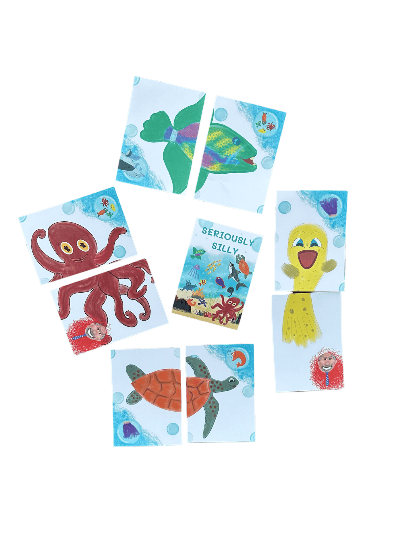 Seriously Silly Card Game for Kids (Ages 3–8) | 3-in-1 Interactive Family Game for Fun, Focus & Laughter