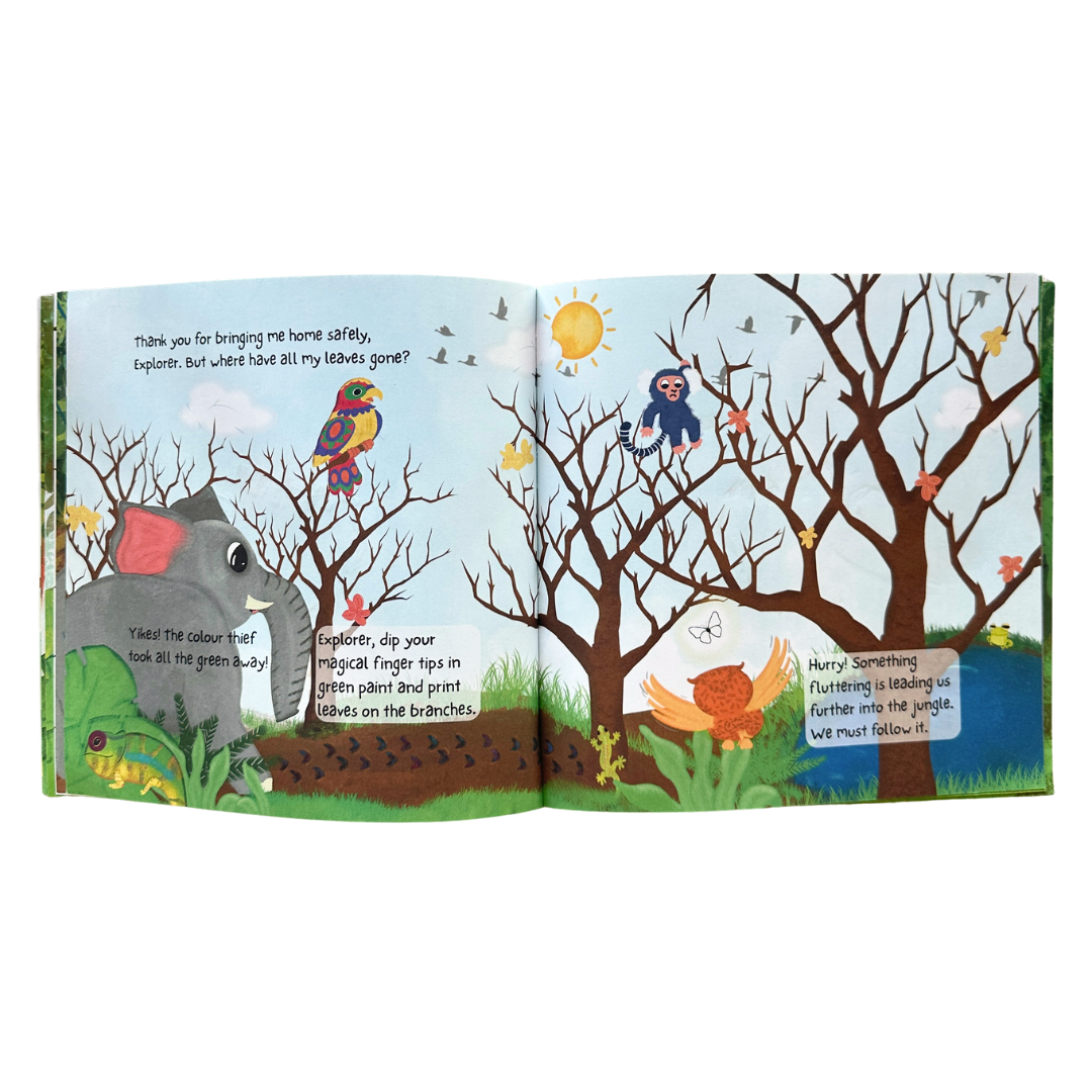 Jungle Explorer Activity Book for Kids | Interactive Story Adventure with Puzzles, Mazes & Creative Play