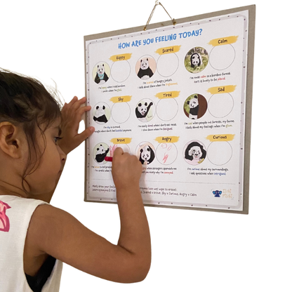 Feelings Chart for Kids | Interactive Emotional Learning Chart to Build Confidence, Communication & Emotional Awareness
