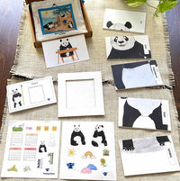 Panda Activity Kit | 5-Book Storybook & Scrapbook DIY Set