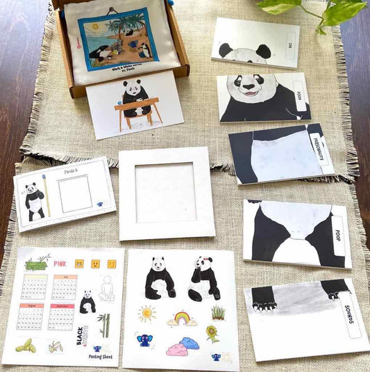 Ilchi Pilchi Panda Activity Kit for Kids (Ages 3–7) | 5 Interactive Storybooks, Activity Book & DIY Fun | Boosts Creativity, Memory, Concentration & Vocabulary