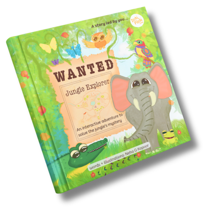 Wanted: Jungle Explorer – Interactive Story & Activity Book