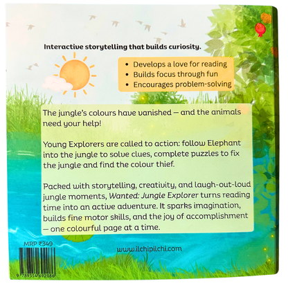Wanted: Jungle Explorer – Interactive Story & Activity Book