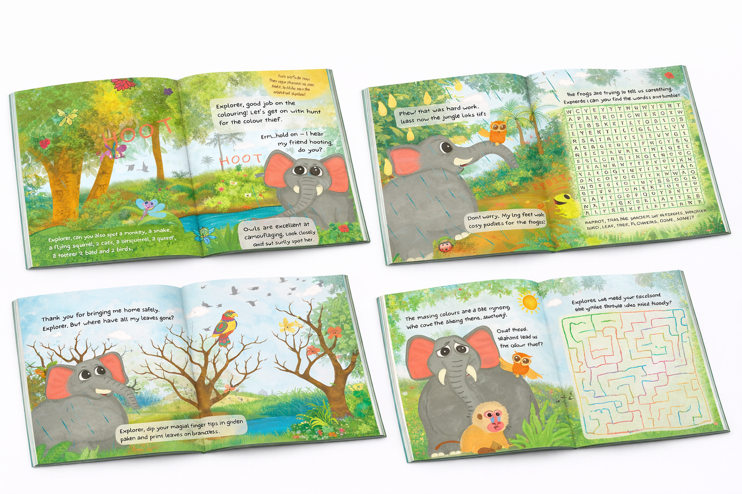 Jungle Explorer Activity Book for Kids | Interactive Story Adventure with Puzzles, Mazes & Creative Play