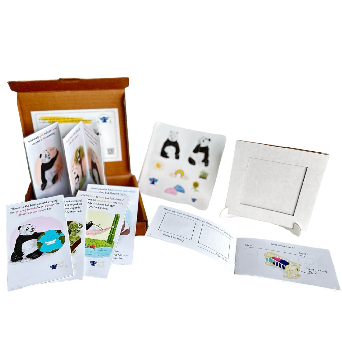 Panda Activity Kit for Kids (Ages 3–7) | 5 Interactive Storybooks, Activity Book & DIY Fun | Boosts Creativity, Memory, Concentration & Vocabulary