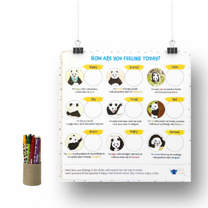 Panda Emotes with Crayons