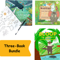 Interactive Story & Activity Book Combo (3 Books) | Ages 3–7 | Ocean Adventure, Jungle Explorer Activities & Bloop the Otter Story