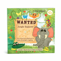 Jungle Explorer Activity Storybook | Story Adventure with Puzzles