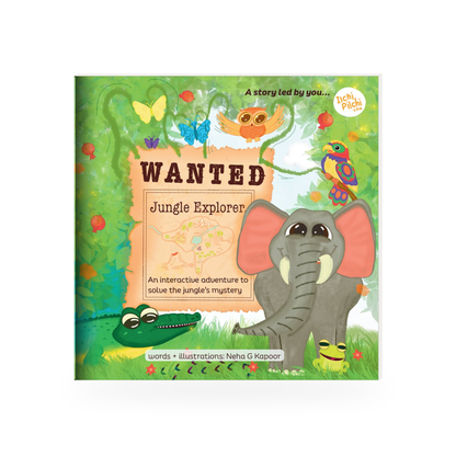 Jungle Explorer Activity Book for Kids | Interactive Story Adventure with Puzzles, Mazes & Creative Play